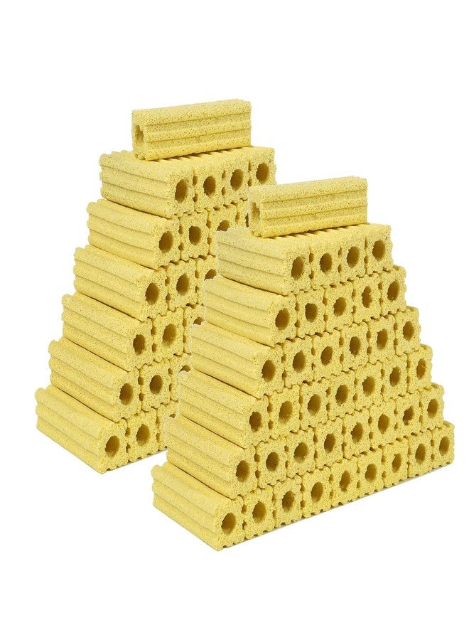 AFACYGN 108pcs 3.8 Inch Aquarium Ceramic Bio Filter Media,Ceramic Bio Media Blocks for Fish Tank and Koi Pond (Small Block 108pcs) - Image 1